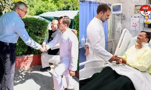 राहुल गांधी पहुंचे श्रीनगर, पहलगाम हमले में हुए घायलों से की मुलाकात, कहा-हम सरकार की कार्रवाई के साथ