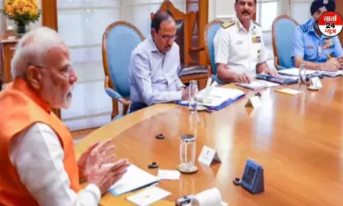 24 घंटे में दूसरी बार पीएम मोदी और एनएसए अजीत डोभाल की मीटिंग, क्या पाक पर बड़े एक्शन की तैयारी में है भारत 24 घंटे में दूसरी बार पीएम मोदी और एनएसए अजीत डोभाल की मीटिंग, क्या पाक पर बड़े एक्शन की तैयारी में है भारत