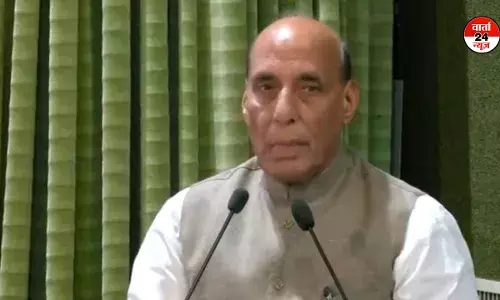 राजनाथ सिंह ने पाक को लगाई लताड़! कहा- पीएम मोदी के नेतृत्व में सेनाओं ने आतंकियों को ट्रेनिंग देने वाले कैंप्स को किया तबाह राजनाथ सिंह ने पाक को लगाई लताड़! कहा- पीएम मोदी के नेतृत्व में सेनाओं ने आतंकियों को ट्रेनिंग देने वाले कैंप्स को किया तबाह