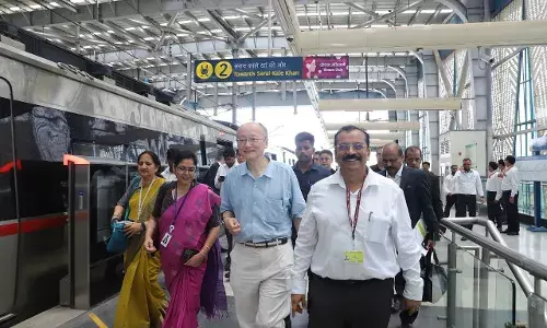 एशियन डेवलेपमेंट बैंक के प्रेसिडेंट ने भारत की अपनी पहली यात्रा के दौरान किया भारत के प्रथम नमो भारत कॉरिडोर का दौरा एशियन डेवलेपमेंट बैंक के प्रेसिडेंट ने भारत की अपनी पहली यात्रा के दौरान किया भारत के प्रथम नमो भारत कॉरिडोर का दौरा