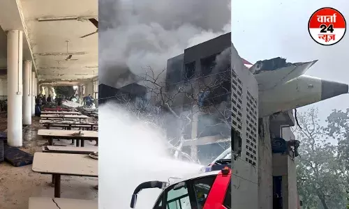 Ahmedabad Plane Crash: लाशों का ढेर, मेडिकल कॉलेज के होस्टल पर गिरा मलबा, मौत के आंकड़ों की अभी पुष्टि नहीं, शाह अहमदाबाद के लिए रवाना, देखें वीडियो