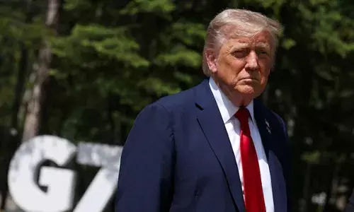 ट्रंप ने फिर किया भारत-पाक संघर्ष विराम का श्रेय लेने का दावा ट्रंप ने फिर किया भारत-पाक संघर्ष विराम का श्रेय लेने का दावा