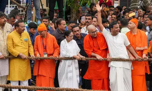 दीघा में नए जगन्नाथ मंदिर से ममता बनर्जी ने पहली रथ यात्रा का किया उद्घाटन