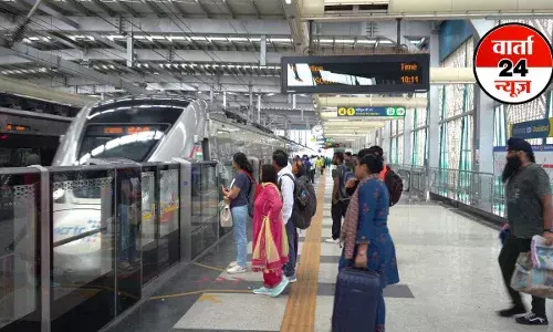 कांवड़ यात्रा: नमो भारत की फ्रीक्वेंसी बढ़ाई गई, अब 15 के बजाय 10 मिनट में मिलेगी ट्रेन कांवड़ यात्रा: नमो भारत की फ्रीक्वेंसी बढ़ाई गई, अब 15 के बजाय 10 मिनट में मिलेगी ट्रेन