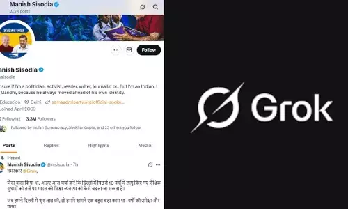 AI चैटबॉट Grok से दिल्ली शिक्षा मॉडल पर बात करने वाले पहले भारतीय नेता बने मनीष सिसोदिया AI चैटबॉट Grok से दिल्ली शिक्षा मॉडल पर बात करने वाले पहले भारतीय नेता बने मनीष सिसोदिया