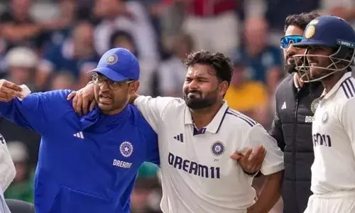 IND vs ENG Test: भारत को झटका, ऋषभ पंत सीरीज से हुए बाहर...डॉक्टर ने दी आराम की सलाह IND vs ENG Test: भारत को झटका, ऋषभ पंत सीरीज से हुए बाहर...डॉक्टर ने दी आराम की सलाह