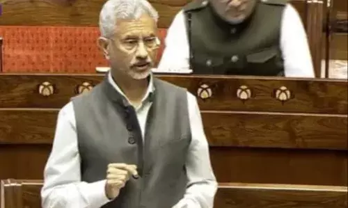 खून और पानी एक साथ नहीं बहेंगे..., राज्यसभा में जयशंकर की दो टूक, पाकिस्तान को दिया कड़ा संदेश खून और पानी एक साथ नहीं बहेंगे..., राज्यसभा में जयशंकर की दो टूक, पाकिस्तान को दिया कड़ा संदेश