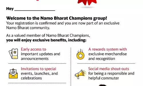 NCRTC: बेहतर यात्रा अनुभव और यात्रियों की सहायता के लिए खास पहल -नमो भारत चैम्पियंस NCRTC: बेहतर यात्रा अनुभव और यात्रियों की सहायता के लिए खास पहल -नमो भारत चैम्पियंस