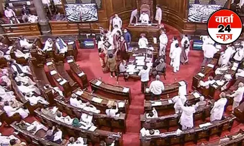 राज्यसभा में हुआ जोरदार हंगामा, 4 अगस्त तक कार्यवाही स्थगित... राज्यसभा में हुआ जोरदार हंगामा, 4 अगस्त तक कार्यवाही स्थगित...