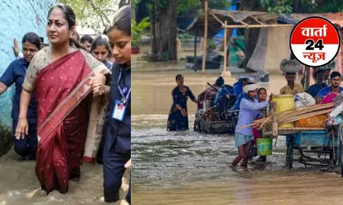 Delhi: दिल्ली के यमुना बाजार इलाके में घरों के भीतर घुसा बाढ़ का पानी, घुटनों भर पानी में जाकर मुख्यमंत्री रेखा गुप्ता ने लिया जायजा, दिल्ली में अलर्ट Delhi: दिल्ली के यमुना बाजार इलाके में घरों के भीतर घुसा बाढ़ का पानी, घुटनों भर पानी में जाकर मुख्यमंत्री रेखा गुप्ता ने लिया जायजा, दिल्ली में अलर्ट