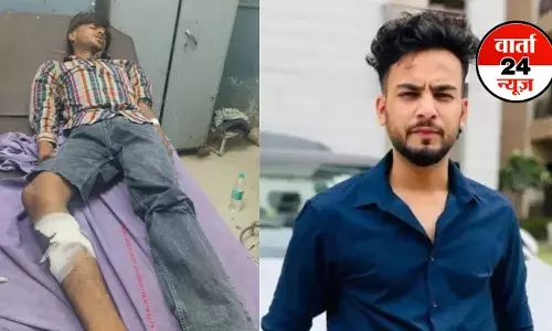 एल्विश यादव के घर पर फायरिंग करने वाला आरोपी फरीदाबाद से गिरफ्तार, पैर में लगी गोली एल्विश यादव के घर पर फायरिंग करने वाला आरोपी फरीदाबाद से गिरफ्तार, पैर में लगी गोली