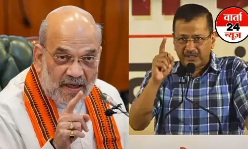 अमित शाह के बयान पर केजरीवाल का पलटवार! कहा-आज दिल्ली वाले उस जेल वाली सरकार को याद कर रहे हैं, जब... अमित शाह के बयान पर केजरीवाल का पलटवार! कहा-आज दिल्ली वाले उस जेल वाली सरकार को याद कर रहे हैं, जब...