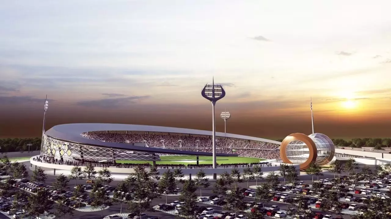 Ganjari Stadium: गंजारी का अंतरराष्ट्रीय क्रिकेट स्टेडियम का 75 फीसदी से अधिक निर्माण पूरा, दिसंबर तक बनकर होगा तैयार Ganjari Stadium: गंजारी का अंतरराष्ट्रीय क्रिकेट स्टेडियम का 75 फीसदी से अधिक निर्माण पूरा, दिसंबर तक बनकर होगा तैयार