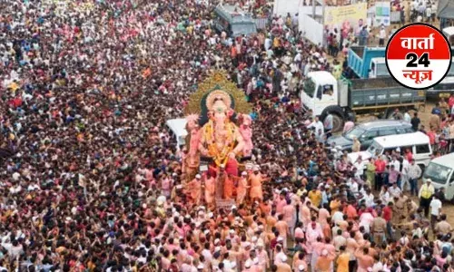 गणपति बप्पा: अगले बरस तू जल्दी आ... लालबागचा राजा को धूमधाम से दी विदाई, सुरक्षा के पुख्ता इंतजाम