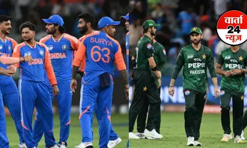 नो हैंडशेक के सदमे से उबरने का नाम नहीं ले रही पाकिस्तान की टीम, भारत-पाक महामुकाबले से पहले अपनाई यह पैंतरा नो हैंडशेक के सदमे से उबरने का नाम नहीं ले रही पाकिस्तान की टीम, भारत-पाक महामुकाबले से पहले अपनाई यह पैंतरा