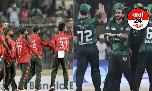 ASIA CUP: पाकिस्तान-बांग्लादेश के बीच फाइनल की टिकट के लिए होगी भिड़ंत, जानें किसका पलड़ा भारी ASIA CUP: पाकिस्तान-बांग्लादेश के बीच फाइनल की टिकट के लिए होगी भिड़ंत, जानें किसका पलड़ा भारी