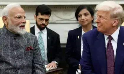 अमेरिकी राष्ट्रपति डोनाल्ड ट्रंप का एक और बड़ा दावा, कहा- रूस से तेल नहीं खरीदेगा भारत, मोदी ने दिया है आश्वासन अमेरिकी राष्ट्रपति डोनाल्ड ट्रंप का एक और बड़ा दावा, कहा- रूस से तेल नहीं खरीदेगा भारत, मोदी ने दिया है आश्वासन