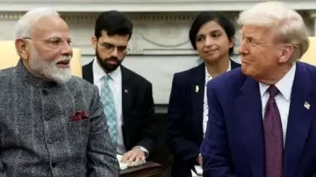 अमेरिकी राष्ट्रपति डोनाल्ड ट्रंप का एक और बड़ा दावा, कहा- रूस से तेल नहीं खरीदेगा भारत, मोदी ने दिया है आश्वासन अमेरिकी राष्ट्रपति डोनाल्ड ट्रंप का एक और बड़ा दावा, कहा- रूस से तेल नहीं खरीदेगा भारत, मोदी ने दिया है आश्वासन