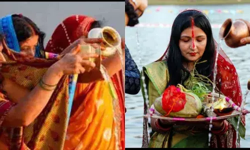 आज डूबते सूर्य को अर्घ्य  देने के दौरान तीन शब्दों का यह मंत्र 11 बार जरूर जाप करें, सूर्य की होगी बड़ी कृपा! जानें अर्घ्य  देने का समय आज डूबते सूर्य को अर्घ्य  देने के दौरान तीन शब्दों का यह मंत्र 11 बार जरूर जाप करें, सूर्य की होगी बड़ी कृपा! जानें अर्घ्य  देने का समय