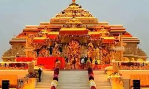 रामलला का भव्य दरबार सजधज कर तैयार! अयोध्या में सप्त मंडप समेत 6 मंदिरों का निर्माण पूरा, जानें कब होगा ध्वजारोहण समारोह रामलला का भव्य दरबार सजधज कर तैयार! अयोध्या में सप्त मंडप समेत 6 मंदिरों का निर्माण पूरा, जानें कब होगा ध्वजारोहण समारोह