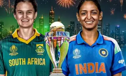 CRICKET: वर्ल्ड कप फाइनल में पहली बार महिला साउथ अफ्रीका टीम से भिड़ेगी भारतीय टीम CRICKET: वर्ल्ड कप फाइनल में पहली बार महिला साउथ अफ्रीका टीम से भिड़ेगी भारतीय टीम