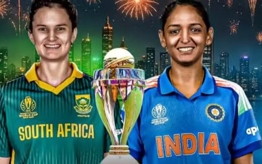 CRICKET: वर्ल्ड कप फाइनल में पहली बार महिला साउथ अफ्रीका टीम से भिड़ेगी भारतीय टीम CRICKET: वर्ल्ड कप फाइनल में पहली बार महिला साउथ अफ्रीका टीम से भिड़ेगी भारतीय टीम