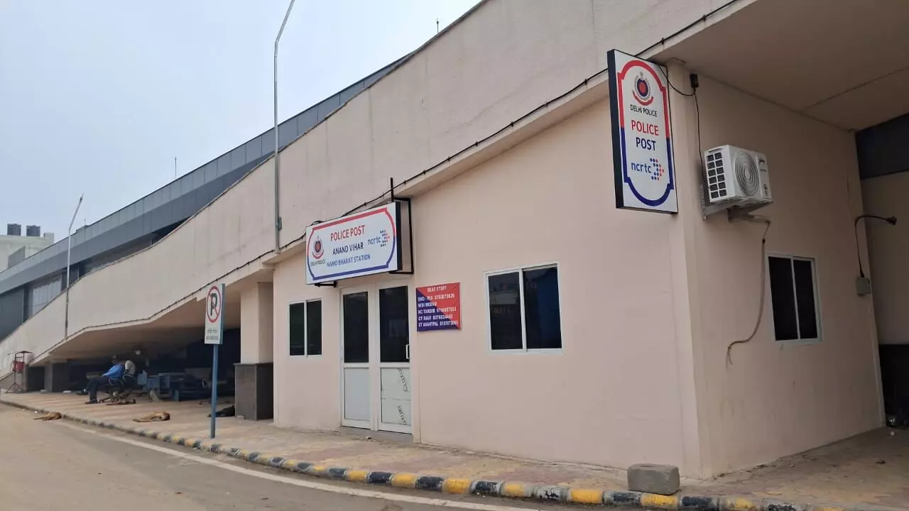 आनंद विहार नमो भारत स्टेशन पर बनी पुलिस चौकी, जानें किन तीन स्टेशनों पर की जा रही सुरक्षा की पुख्ता व्यवस्था