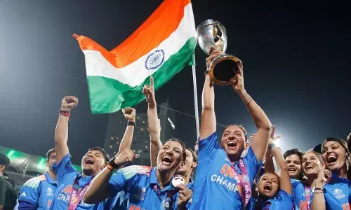 पीएम मोदी से मिलने दिल्ली पहुंची भारतीय महिला टीम, वर्ल्ड चैंपियन का हुआ शानदार स्वागत पीएम मोदी से मिलने दिल्ली पहुंची भारतीय महिला टीम, वर्ल्ड चैंपियन का हुआ शानदार स्वागत