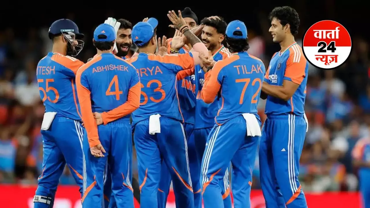 टी20 मैच में भारत ने ऑस्ट्रेलिया को 48 रनों से हराया, शुभमन गिल ने बनाया सबसे अधिक रन, सीरीज में 2-1 की बढ़त टी20 मैच में भारत ने ऑस्ट्रेलिया को 48 रनों से हराया, शुभमन गिल ने बनाया सबसे अधिक रन, सीरीज में 2-1 की बढ़त