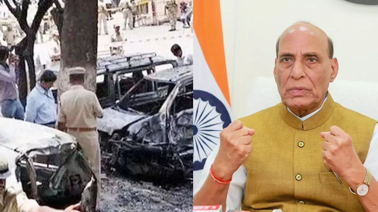 DELHI BLAST: दिल्ली धमाके में अब तक 12 लोगों की मौत की पुष्टि! रक्षा मंत्री ने कहा-जिम्मेदार लोगों को किसी भी हालत में बख्शा नहीं जाएगा