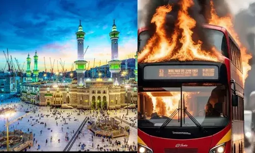 Saudi Arabia: मक्का से मदीना जा रही उमरा यात्रियों की बस का एक्सीडेंट, 45 भारतीयों की मौत Saudi Arabia: मक्का से मदीना जा रही उमरा यात्रियों की बस का एक्सीडेंट, 45 भारतीयों की मौत