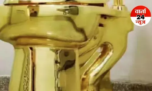 एक ऐसा टॉयलेट जिसकी कीमत सुनकर आप दबा लेंगे दांतों तले उंगलियां, जानें कितने वजन का है सोने का कमोड...