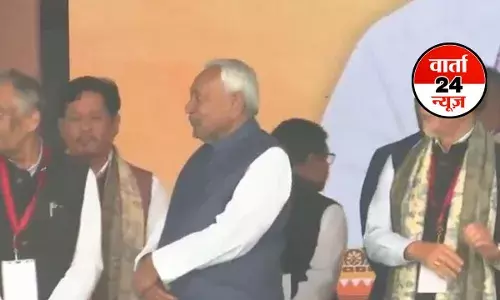 नीतीश कुमार 10 वीं बार सीएम पद की लेंगे शपथ, शपथ ग्रहण समारोह के लिए गांधी मैदान पहुंचे नीतीश कुमार