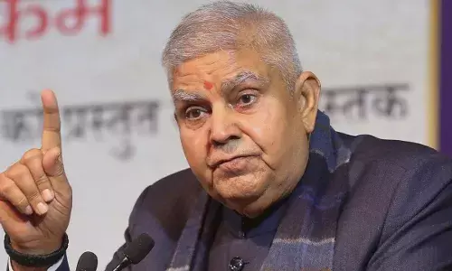 इस्तीफे के बाद पहले भाषण में बोले जगदीप धनखड़: नैरेटिव के चक्रव्यूह में मत फंसना, ठहाकों से गूंजा सभागार