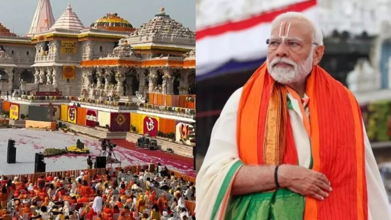 पीएम मोदी करेंगे राम मंदिर के शिखर पर ध्वजारोहण, 7 हजार से ज्यादा लोग होंगे मौजूद, जानें क्यों है खास पीएम मोदी करेंगे राम मंदिर के शिखर पर ध्वजारोहण, 7 हजार से ज्यादा लोग होंगे मौजूद, जानें क्यों है खास
