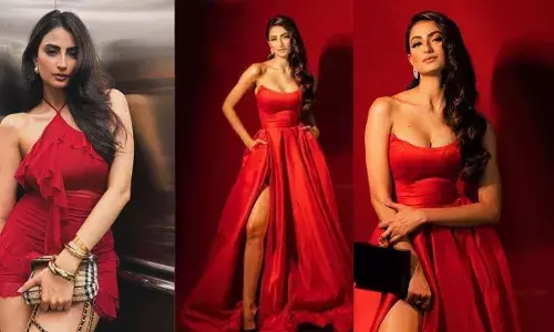 पलक तिवारी ने सुर्ख लाल कपड़ों से लुटा फैंस का दिल, सर्दी में बढ़ाई गर्मी