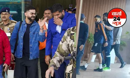 भारत और दक्षिण अफ्रीका वनडे मैच के लिए माही के शहर में पहुंचे किंग कोहली, हुआ विराट स्वागत, जानें कब है मैच भारत और दक्षिण अफ्रीका वनडे मैच के लिए माही के शहर में पहुंचे किंग कोहली, हुआ विराट स्वागत, जानें कब है मैच