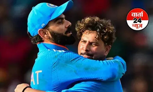 कॉर्बिन बॉश को पवेलियन का रास्ता दिखाते ही कुलदीप ने किंग कोहली साथ किया कपल डांस, देखें मजेदार वीडियो