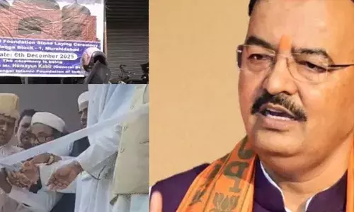 बंगाल में बाबरी जैसी मस्जिद की नींव रखी, केशव प्रसाद मौर्य का पलटवार—“बंगाल में भी ढांचा गिरेगा” बंगाल में बाबरी जैसी मस्जिद की नींव रखी, केशव प्रसाद मौर्य का पलटवार—“बंगाल में भी ढांचा गिरेगा”