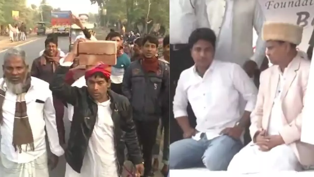 मस्जिद वहीं बनाएंगे... ईंट लेकर अपने समर्थकों के साथ निकले हुमायूं कबीर, कहा- मस्जिद बनाने के लिए एक आदमी देगा 80 करोड़ मस्जिद वहीं बनाएंगे... ईंट लेकर अपने समर्थकों के साथ निकले हुमायूं कबीर, कहा- मस्जिद बनाने के लिए एक आदमी देगा 80 करोड़