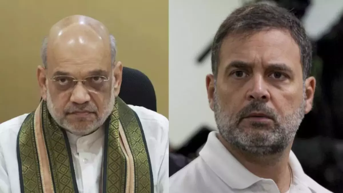 संसद में अमित शाह से भिड़े राहुल गांधी! शाह के भाषण के बीच में टपके राहुल, उग्र हो गए दोनों, जानें एक-दूसरे से क्या कहा... संसद में अमित शाह से भिड़े राहुल गांधी! शाह के भाषण के बीच में टपके राहुल, उग्र हो गए दोनों, जानें एक-दूसरे से क्या कहा...