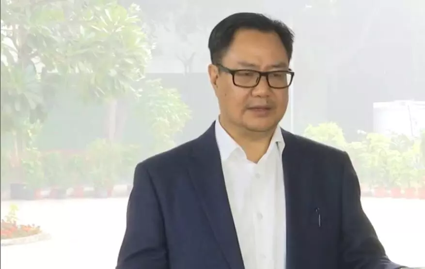 कांग्रेस की रैली में पीएम मोदी के खिलाफ नारेबाजी पर भड़के किरेन रिजिजू, बोले- माफी मांगनी चाहिए, ये सब शोभा नहीं देता...