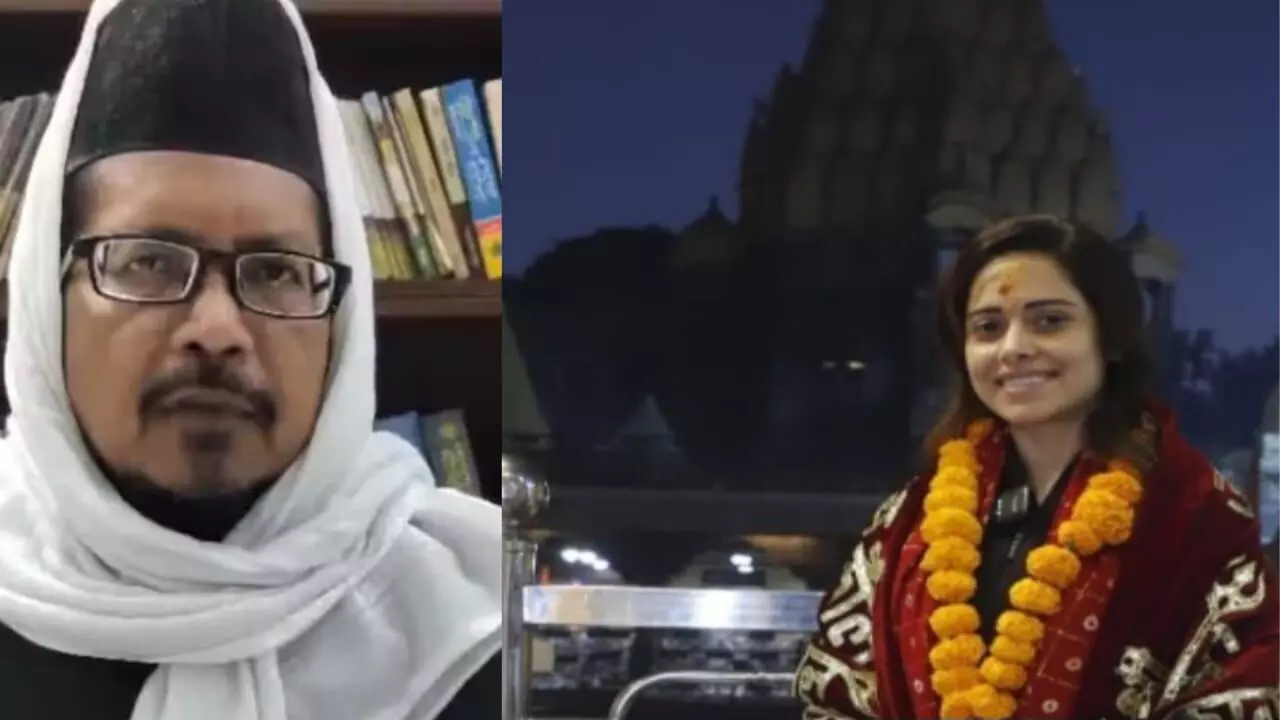 नुसरत भरूचा के महाकालेश्वर मंदिर में दर्शन पर मौलाना शहाबुद्दीन रजवी का फूटा गुस्सा! इस्तेगफार और कलमा पढ़ने की दी सलाह... नुसरत भरूचा के महाकालेश्वर मंदिर में दर्शन पर मौलाना शहाबुद्दीन रजवी का फूटा गुस्सा! इस्तेगफार और कलमा पढ़ने की दी सलाह...