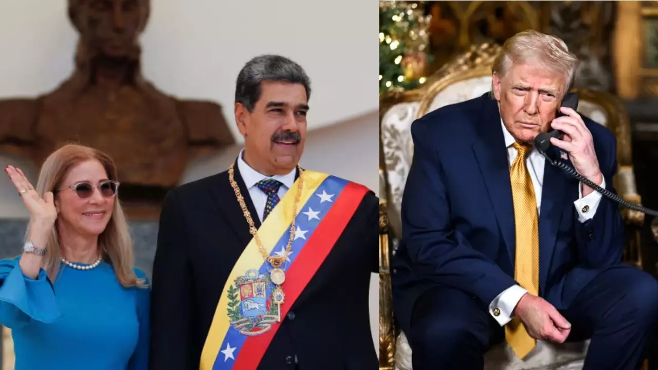 वेनेजुएला के राष्ट्रपति मादुरो और उनकी पत्नी को ले गए ट्रंप के सैनिक, अमेरिका का बड़ा दावा वेनेजुएला के राष्ट्रपति मादुरो और उनकी पत्नी को ले गए ट्रंप के सैनिक, अमेरिका का बड़ा दावा