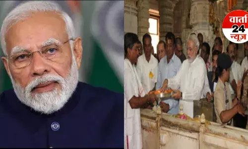 सोमनाथ स्वाभिमान पर्व का शुभारंभ: PM मोदी ने कहा- यह उत्सव सिद्धांतों से समझौता न करने वालों का है सोमनाथ स्वाभिमान पर्व का शुभारंभ: PM मोदी ने कहा- यह उत्सव सिद्धांतों से समझौता न करने वालों का है