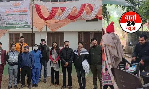 Muzaffarnagar: रामानुज कोट तिलकधारी आश्रम में शारदा हॉस्पिटल ग्रेटर नोएडा ने लगाया विशाल निशुल्क स्वास्थ्य जांच शिविर