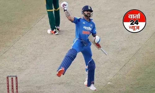 विराट कोहली ने सचिन तेंदुलकर का यह रिकार्ड किया ध्वस्त! नहीं टिकी खुशी, इतिहास रचने से चूके किंग कोहली विराट कोहली ने सचिन तेंदुलकर का यह रिकार्ड किया ध्वस्त! नहीं टिकी खुशी, इतिहास रचने से चूके किंग कोहली