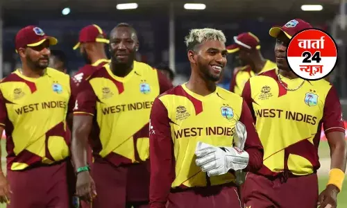 T20 World Cup के लिए वेस्टइंडीज ने स्क्वॉड का किया ऐलान! इस खिलाड़ी की कप्तान के तौर पर वापसी, तेज गेंदबाज का कटा पत्ता T20 World Cup के लिए वेस्टइंडीज ने स्क्वॉड का किया ऐलान! इस खिलाड़ी की कप्तान के तौर पर वापसी, तेज गेंदबाज का कटा पत्ता