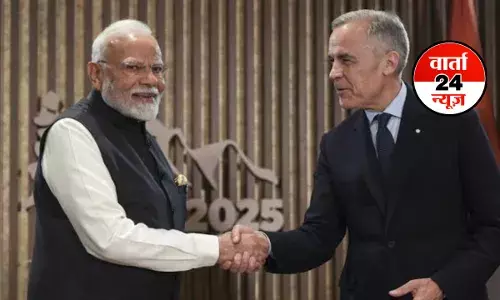 ट्रंप को एक और झटका देने की तैयारी में कनाडा! PM मार्क कार्नी जल्द आएंगे भारत, दोनों देशों के बीच रिश्तों को मिलेगी नई उड़ान ट्रंप को एक और झटका देने की तैयारी में कनाडा! PM मार्क कार्नी जल्द आएंगे भारत, दोनों देशों के बीच रिश्तों को मिलेगी नई उड़ान
