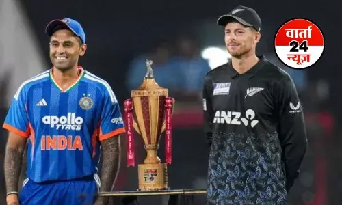 टी20 विश्व कप से पहले टीम इंडिया इस दिन खेलेगी न्यूजीलैंड के खिलाफ आखिरी मुकाबला, जानें कब और कहां देख पाएंगे मैच टी20 विश्व कप से पहले टीम इंडिया इस दिन खेलेगी न्यूजीलैंड के खिलाफ आखिरी मुकाबला, जानें कब और कहां देख पाएंगे मैच